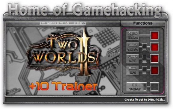 Two Worlds II +10 Trainer for 1.35 screenshot