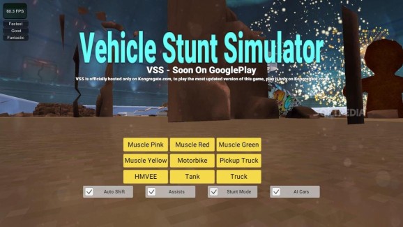Vehicle Stunt Simulator Demo screenshot