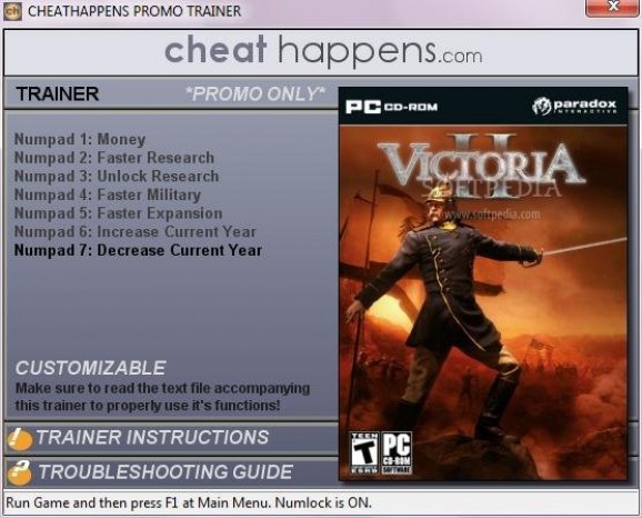 Victoria 2 +1 Trainer screenshot