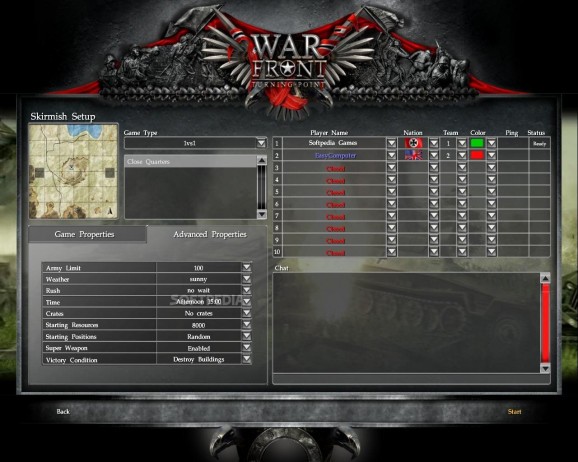 War Front: Turning Point Multiplayer Demo screenshot