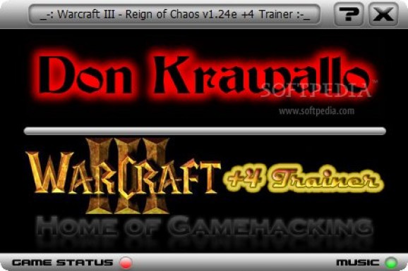 Warcraft III - Reign of Chaos +4 Trainer for 1.24e screenshot