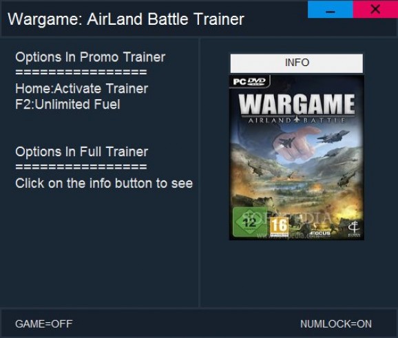 Wargame: AirLand Battle +1 Trainer for 13.05.30.206 screenshot