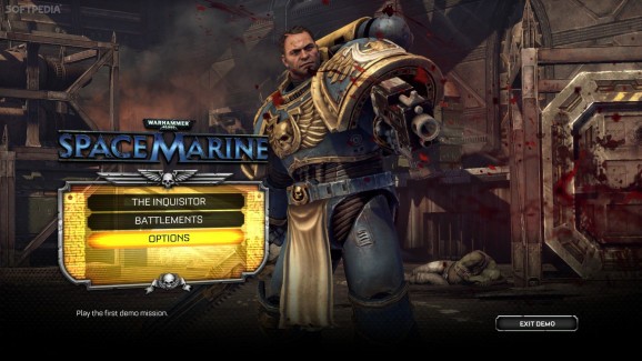 Warhammer 40,000: Space Marine Demo screenshot