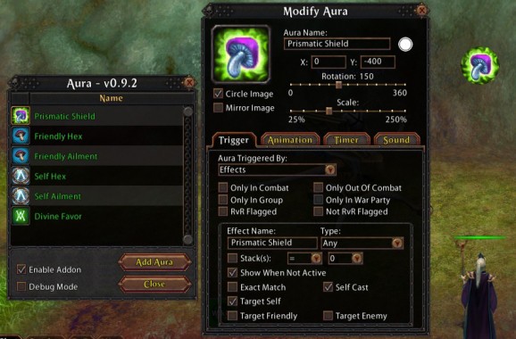Warhammer Online Addon - Aura screenshot