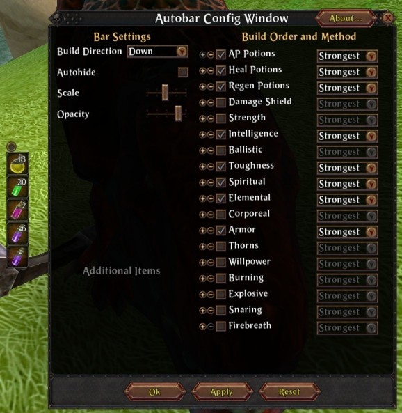 Warhammer Online Addon - Autobar screenshot