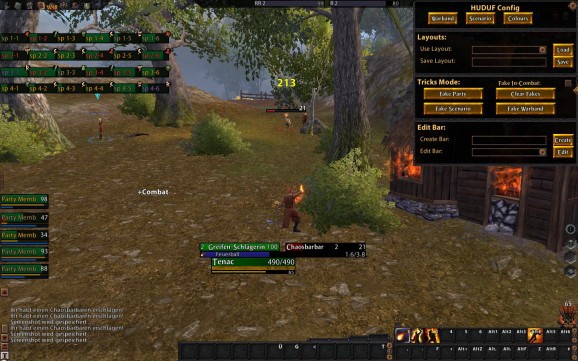 Warhammer Online Addon - HUD Unit Frames screenshot