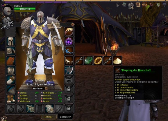 Warhammer Online Addon - ItemRack screenshot