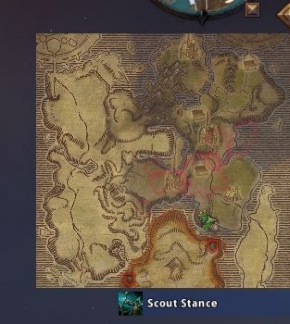 Warhammer Online Addon - Mini World Map screenshot