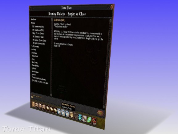 Warhammer Online Addon - Tome Titan screenshot