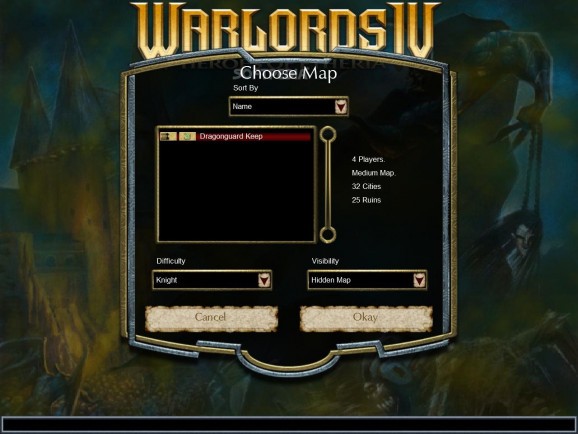 Warlords IV: Heroes of Etheria Demo screenshot