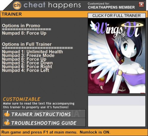 Wings of Vi +1 Trainer screenshot