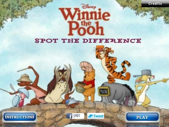 Winnie the Pooh - Spot the Difference screenshot