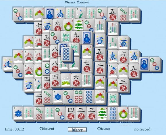 Winter Mahjong screenshot