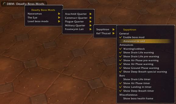 World of Warcraft Add-on - Deadly Boss Mods screenshot