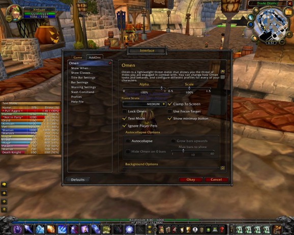 World of Warcraft Addon - Omen Threat Meter screenshot