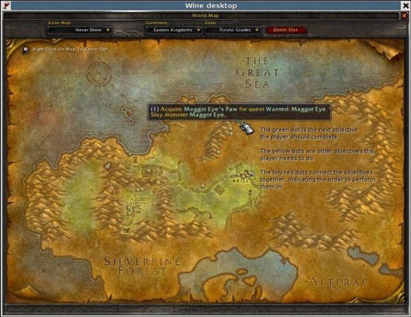 World of Warcraft Addon - QuestHelper screenshot