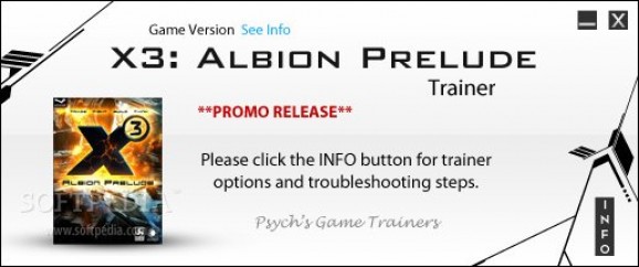X3: Albion Prelude +1 Trainer for 1.0 screenshot