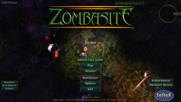 Zombasite Demo screenshot