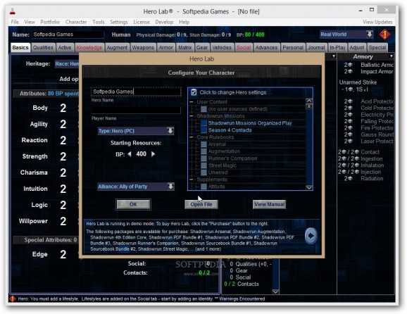 Hero Lab - d20 System screenshot