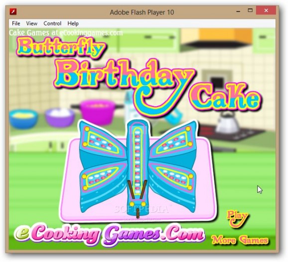Butterfly Birthday Cake screenshot
