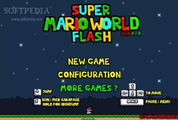 Super Mario World Flash screenshot