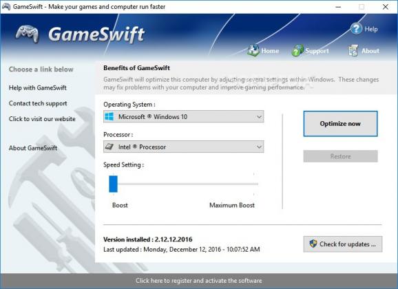 GameSwift screenshot