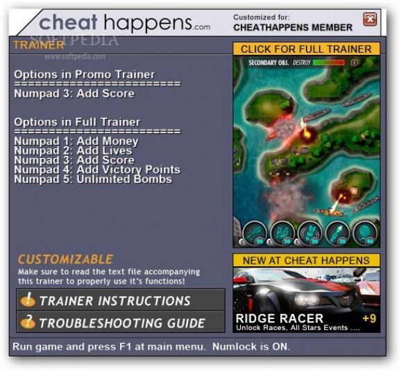 iBomber Defense Pacific +1 Trainer screenshot