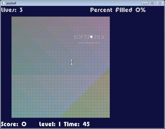 Jezzball screenshot