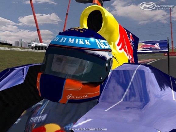 rFactor Skin - F1 2009 F1RL: Gornik Helmet screenshot