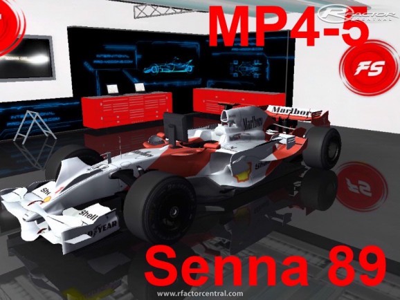 rFactor Skin - FSONE 2008: MP4-5 Senna 89 screenshot